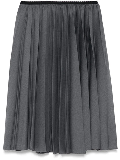 Pleated Mini Skirt