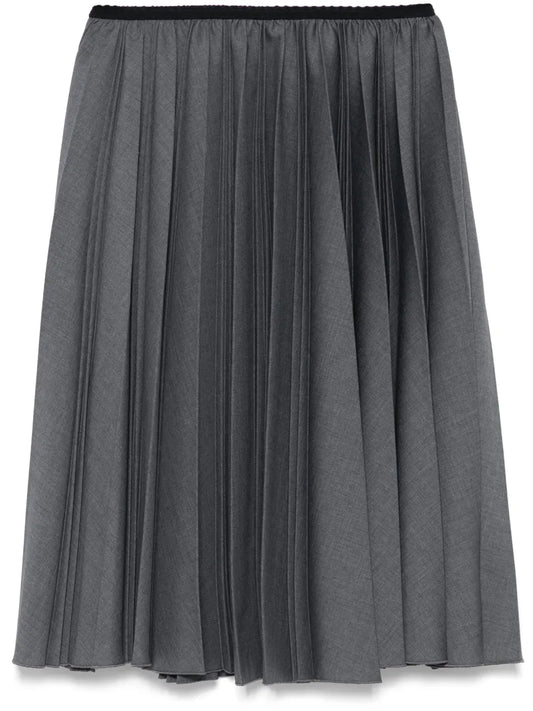 Pleated Mini Skirt