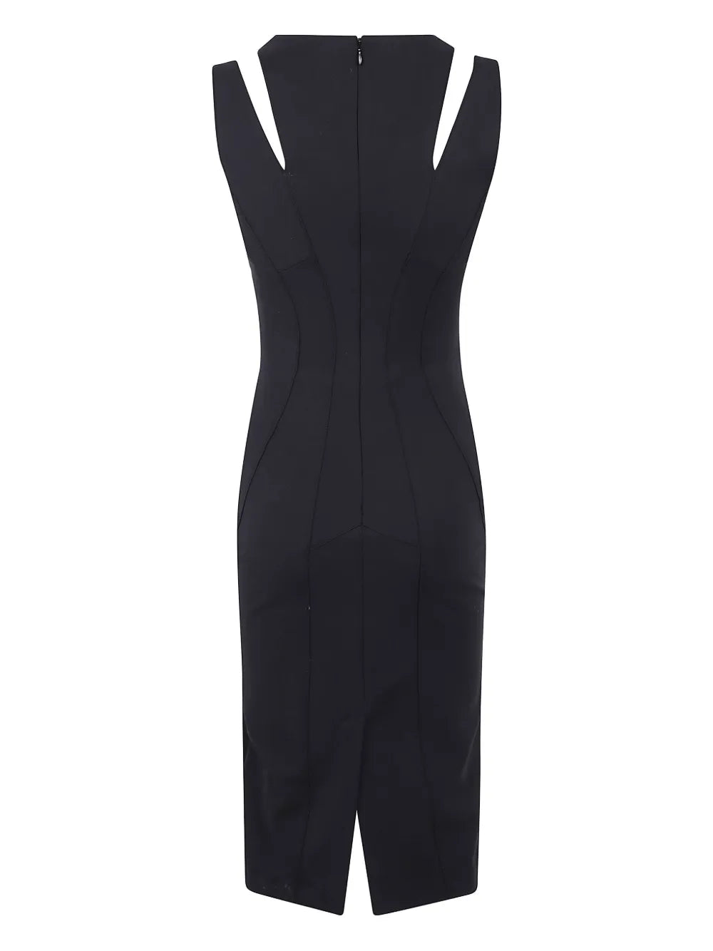 Logo-Buckle Midi Dress