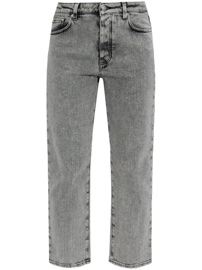 Cotton Straight Jeans