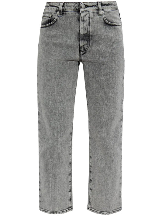 Cotton Straight Jeans