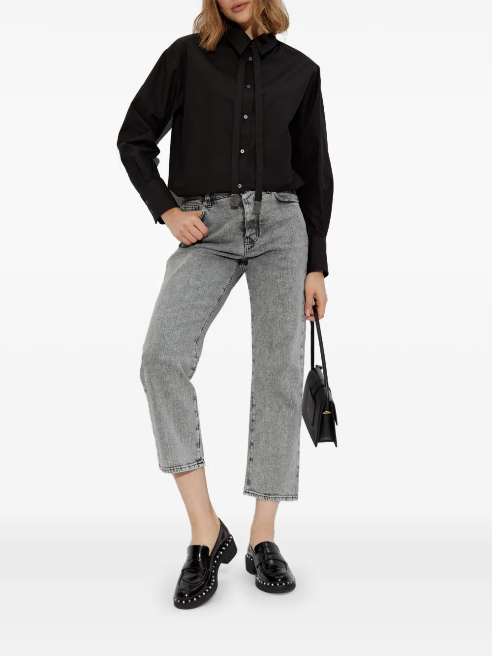 Cotton Straight Jeans