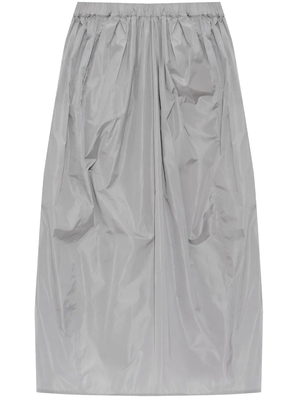 Pleat-Detailing Midi Skirt