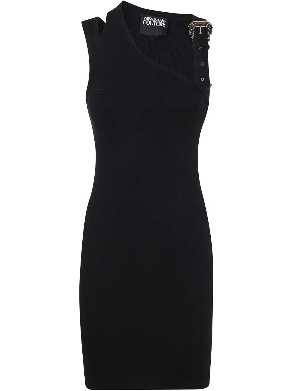 Logo-Buckle Midi Dress