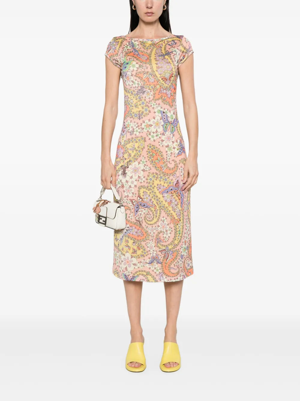 Floral Print Midi Dress