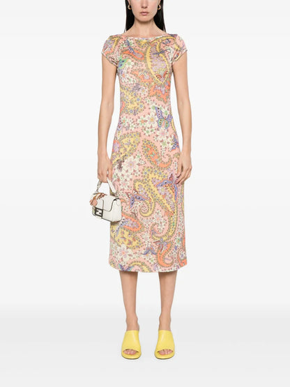 Floral Print Midi Dress