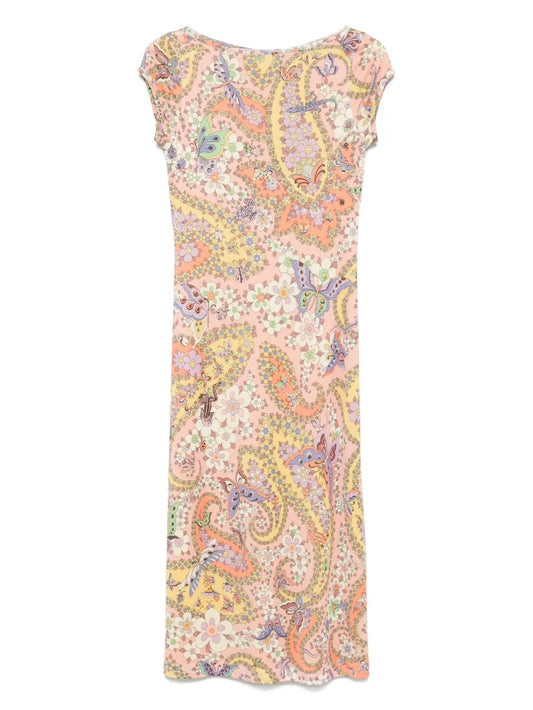 Floral Print Midi Dress