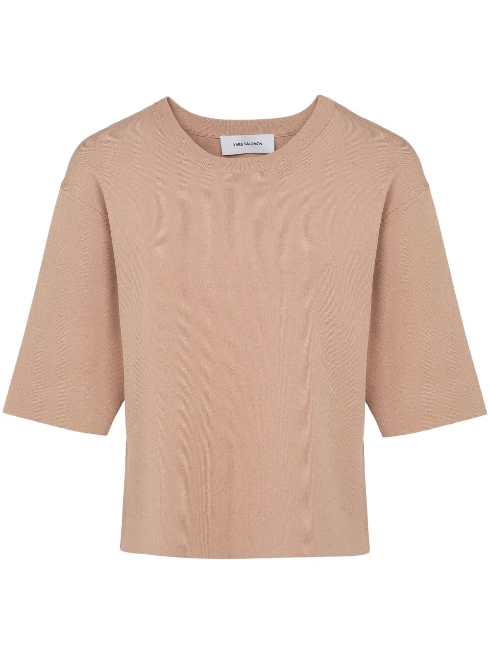 Knitted Cropped T-Shirt