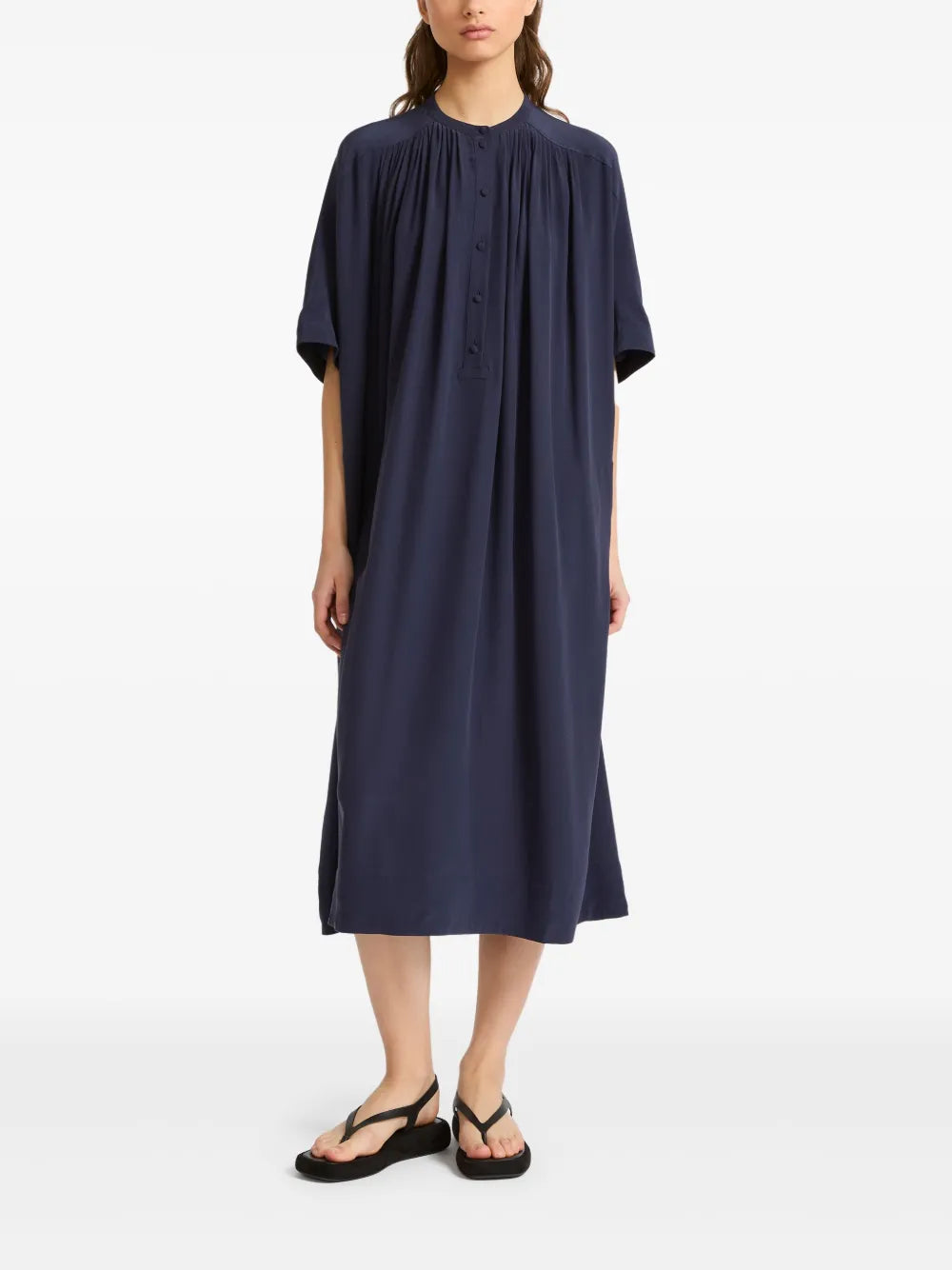 Silk Kaftan Dress