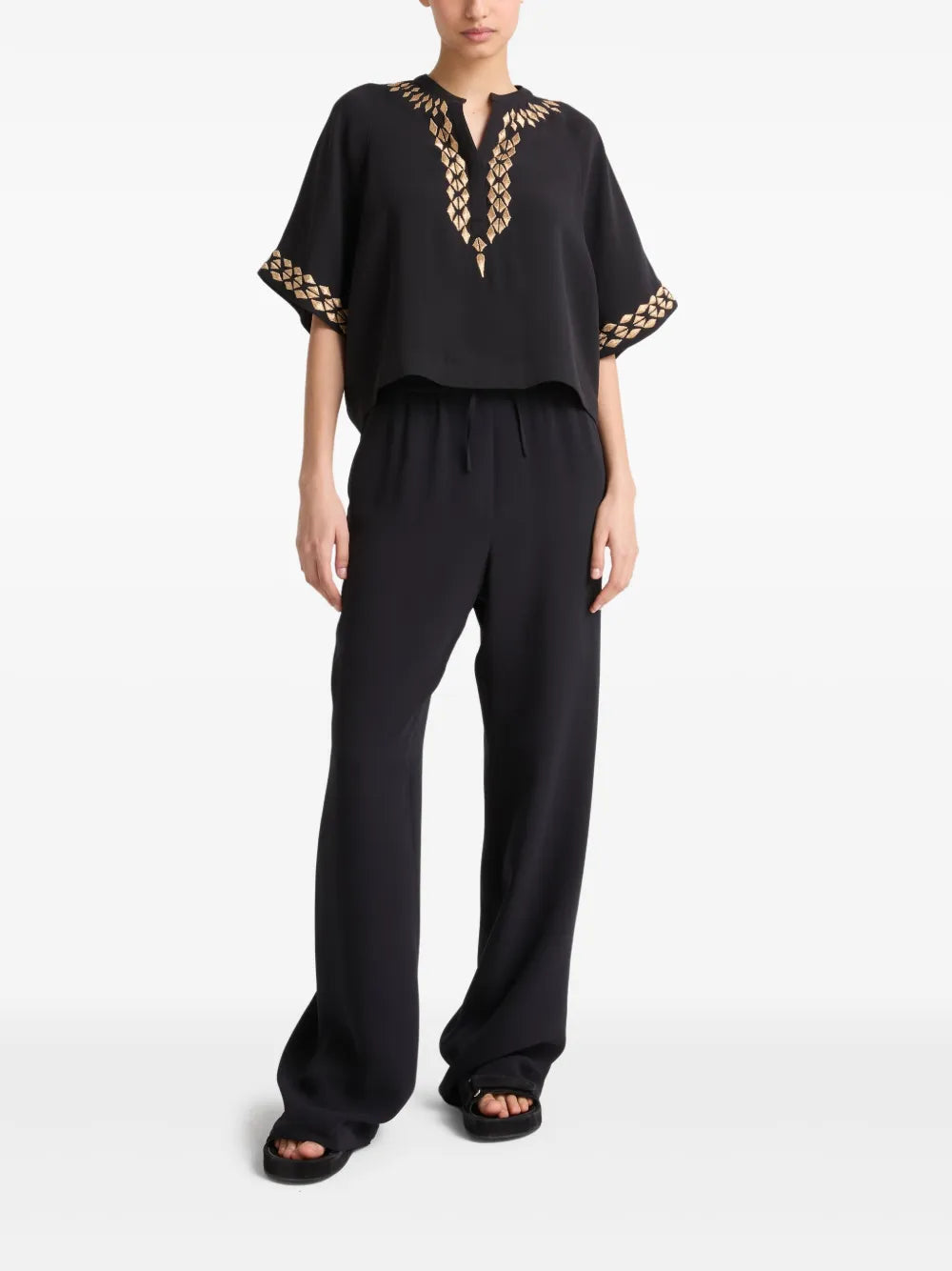 Silk Trousers