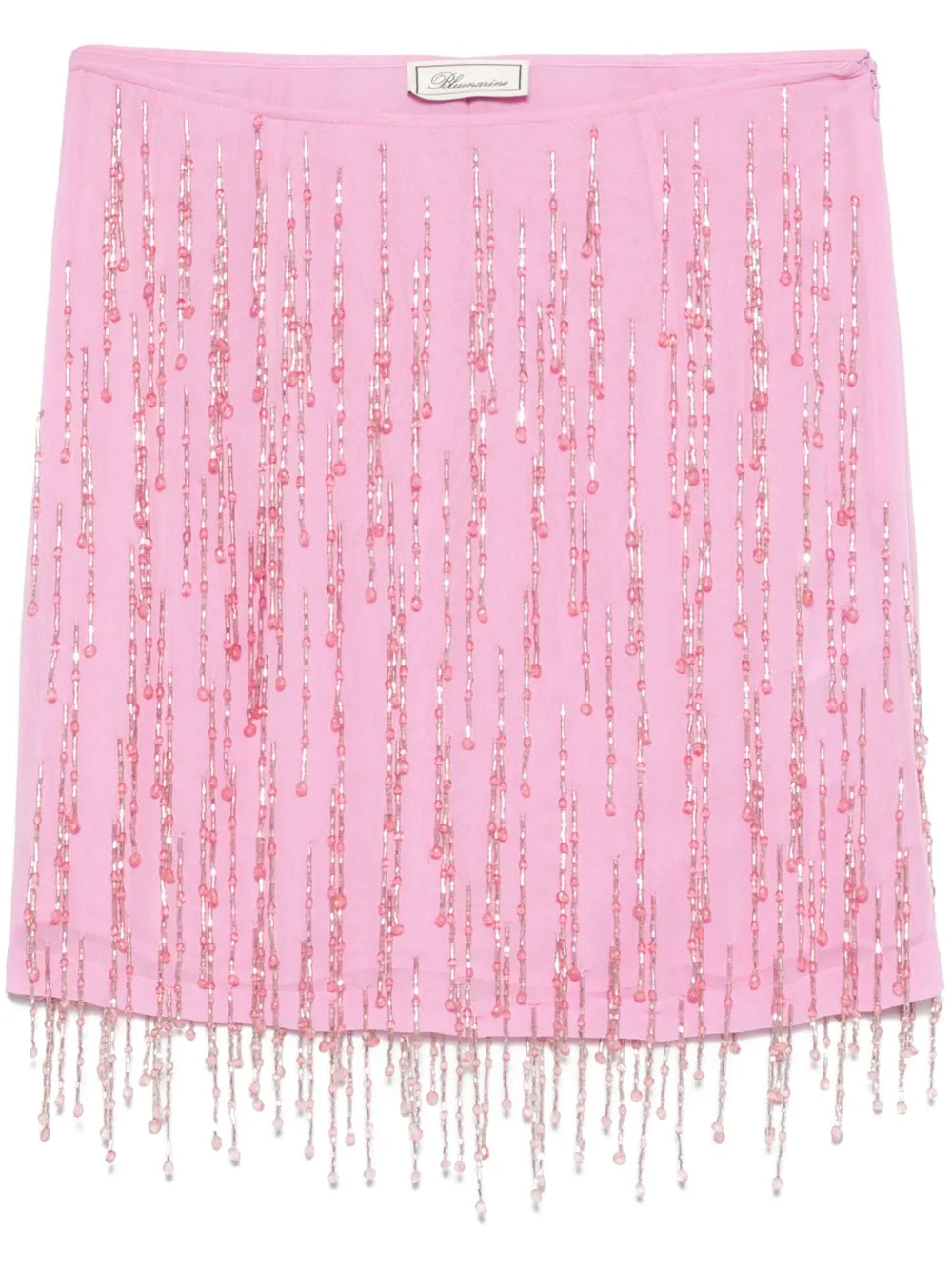 Beaded Georgette Mini Skirt