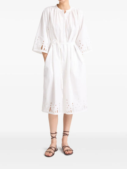 Pleated Midi Dress