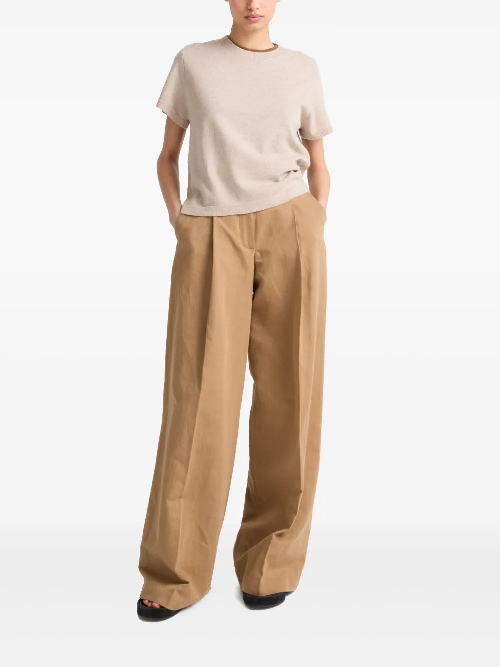 Fine-Knit T-Shirt