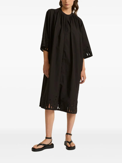 Poplin Midi Dress