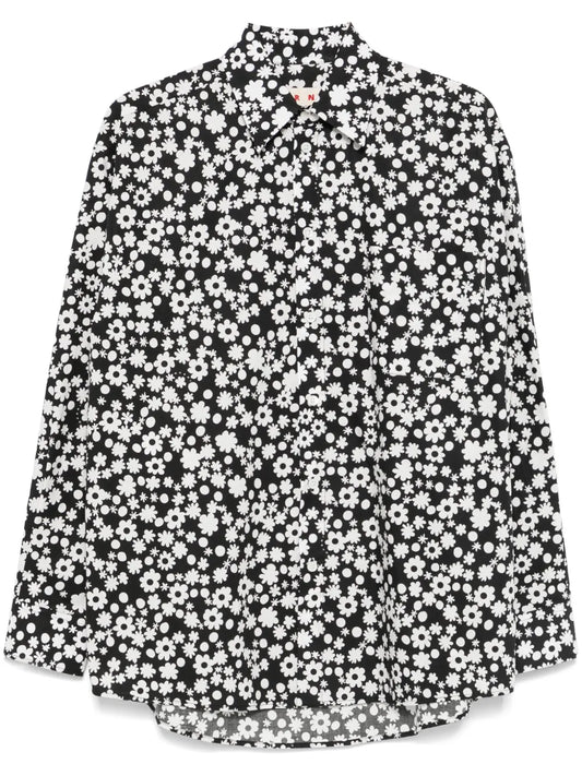 Floral-Print Shirt