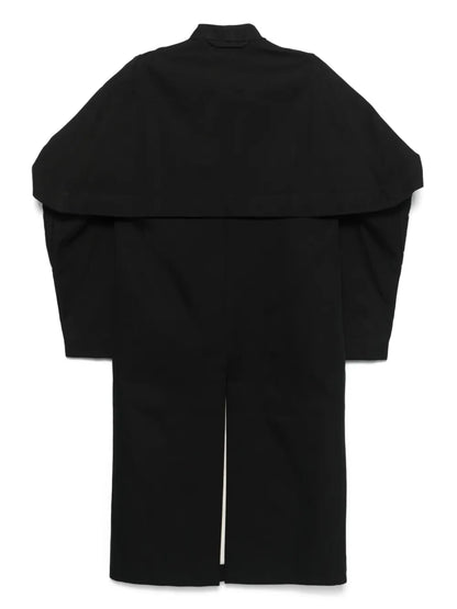 Frayed-Brim Coat