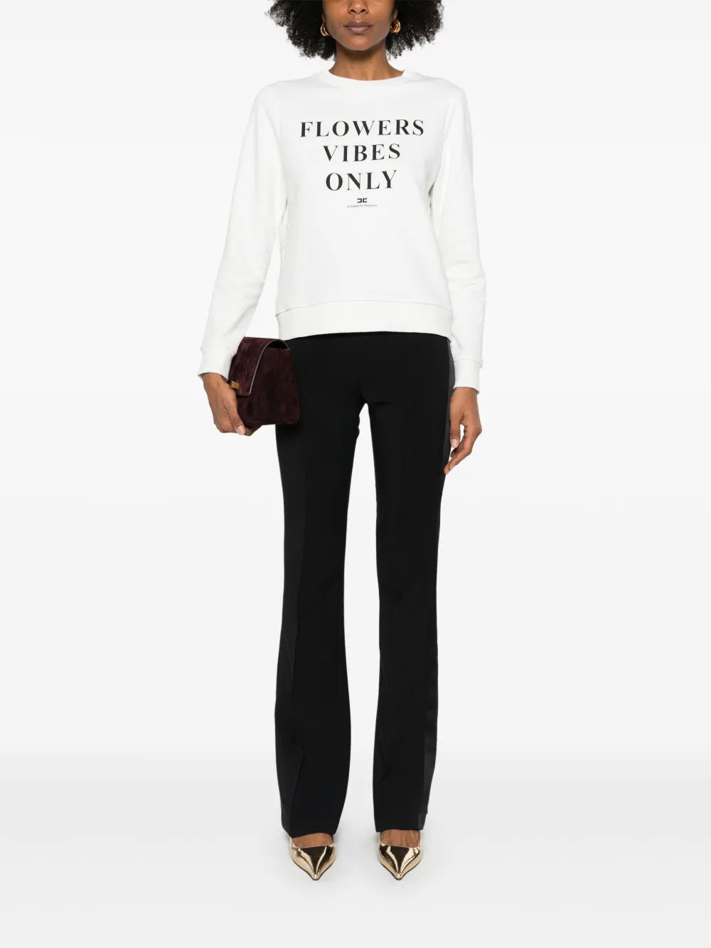 Text-Print Sweatshirt