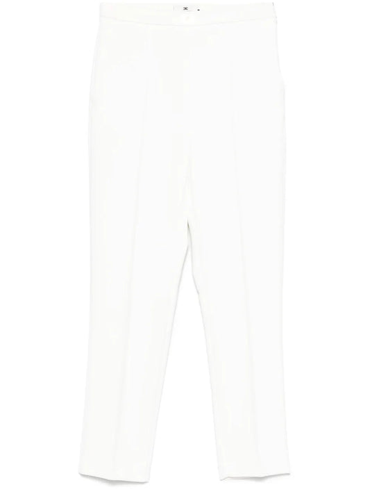 Logo-Plaque Crepe Trousers