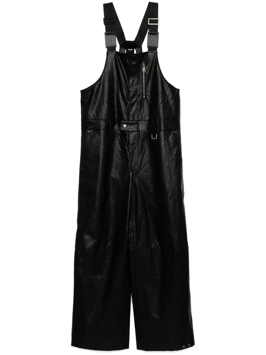 Choices Faux Leather Jumpsuit