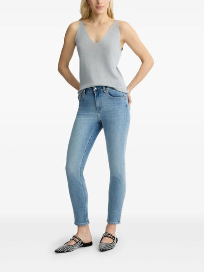 High-Waisted Skinny Jeans