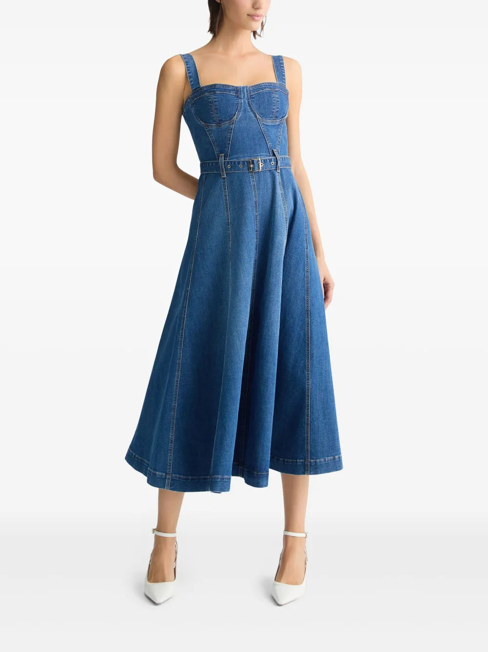Denim Bustier Dress