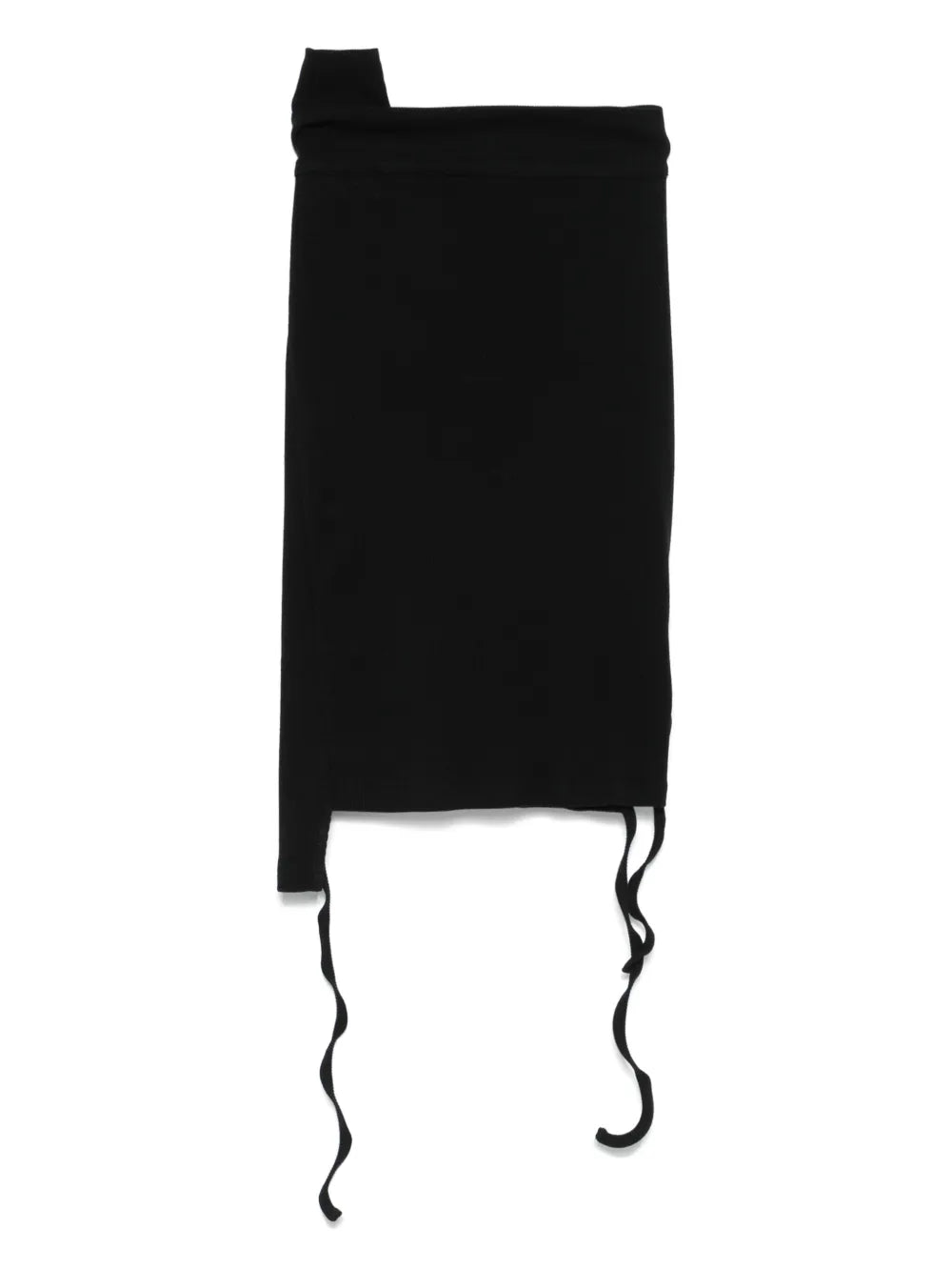 Fine-Ribbed Mini Skirt
