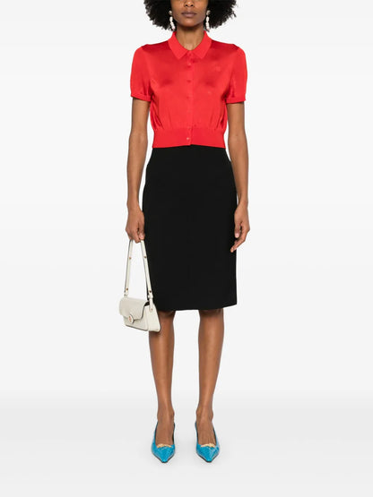 Panelled Mini Skirt