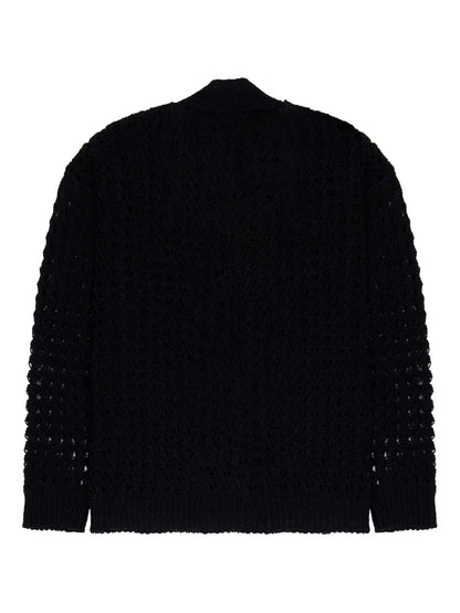Knitted Cotton Boxy Cardigan