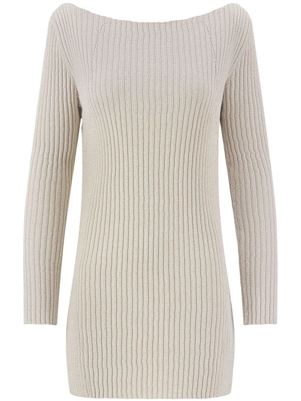 Knitted Lurex Mini Dress
