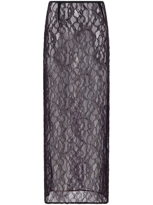 Chantilly Laced Midi Skirt