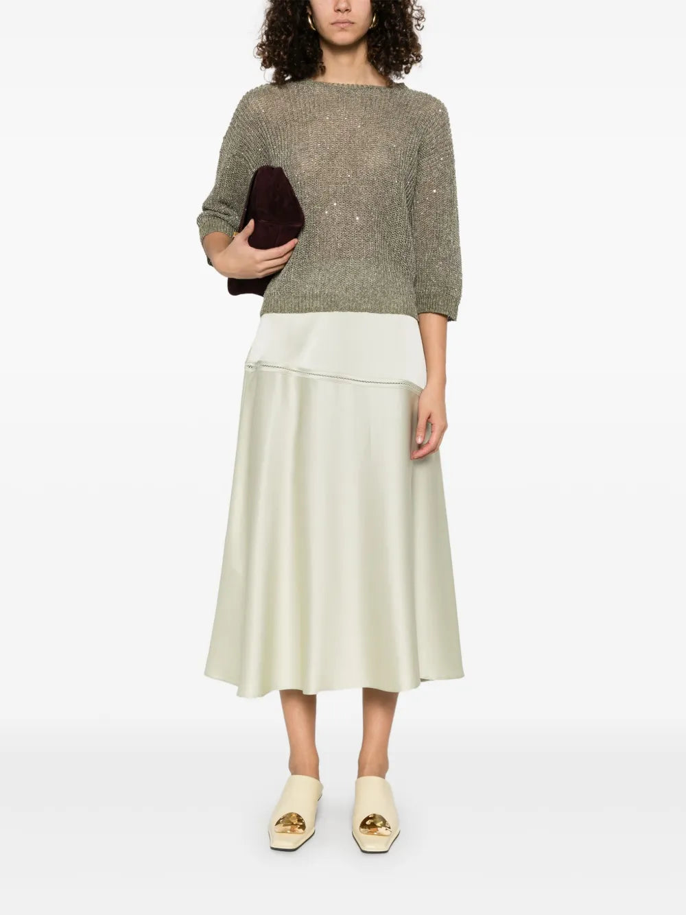 Sequin-Embellished Sweater