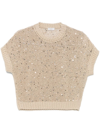 Sequin-Embellished T-Shirt