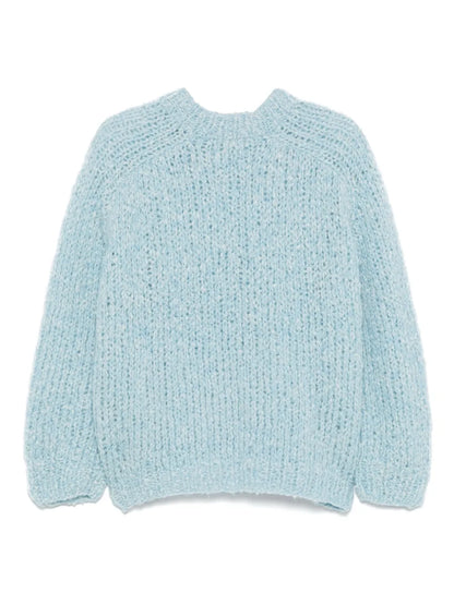 Bouclé Crew-Neck Sweater