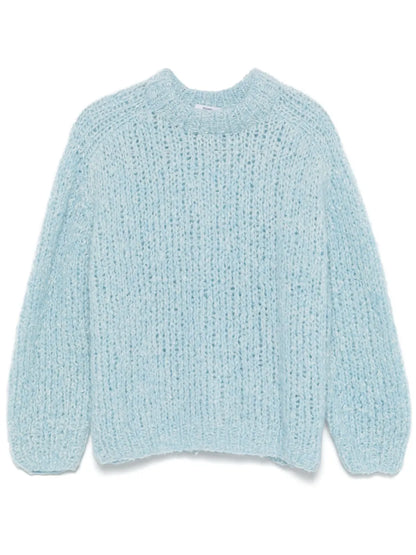 Bouclé Crew-Neck Sweater