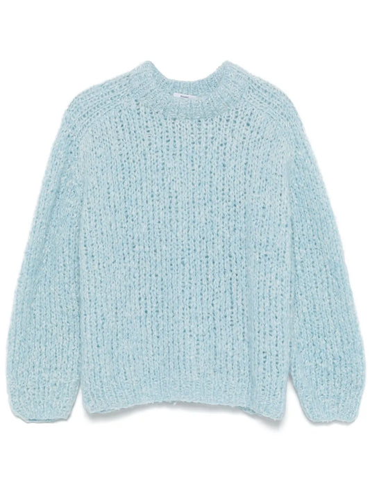Bouclé Crew-Neck Sweater