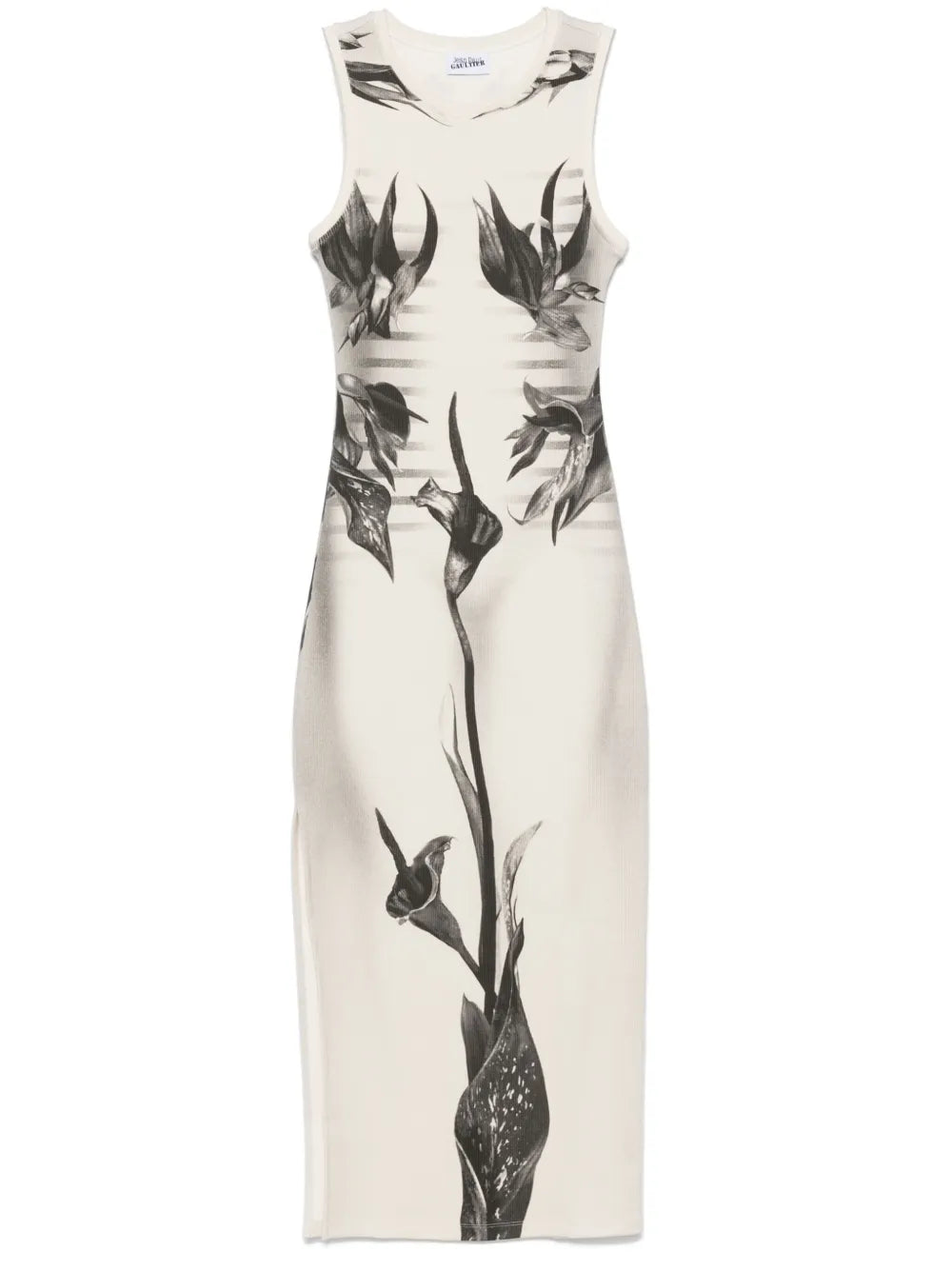 Floral-Print Midi Dress
