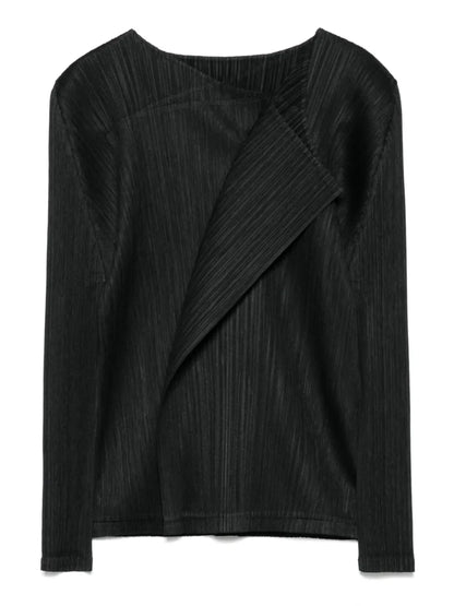 Plissé-Effect Top