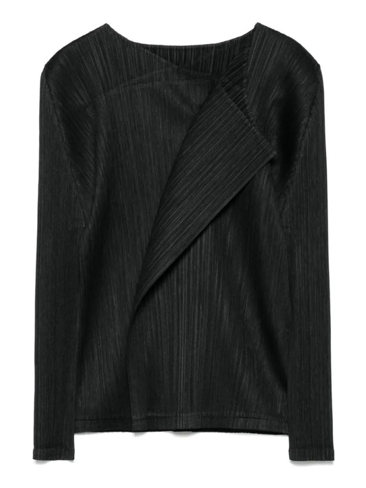 Plissé-Effect Top