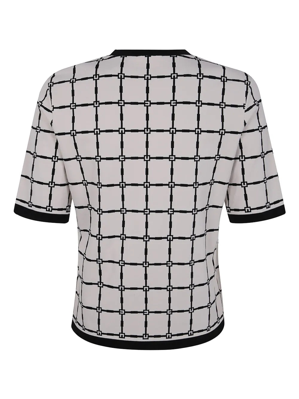 Patterned-Jacquard T-Shirt