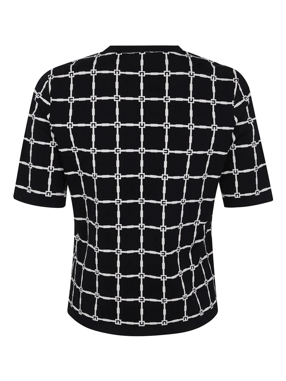 Patterned-Jacquard T-Shirt