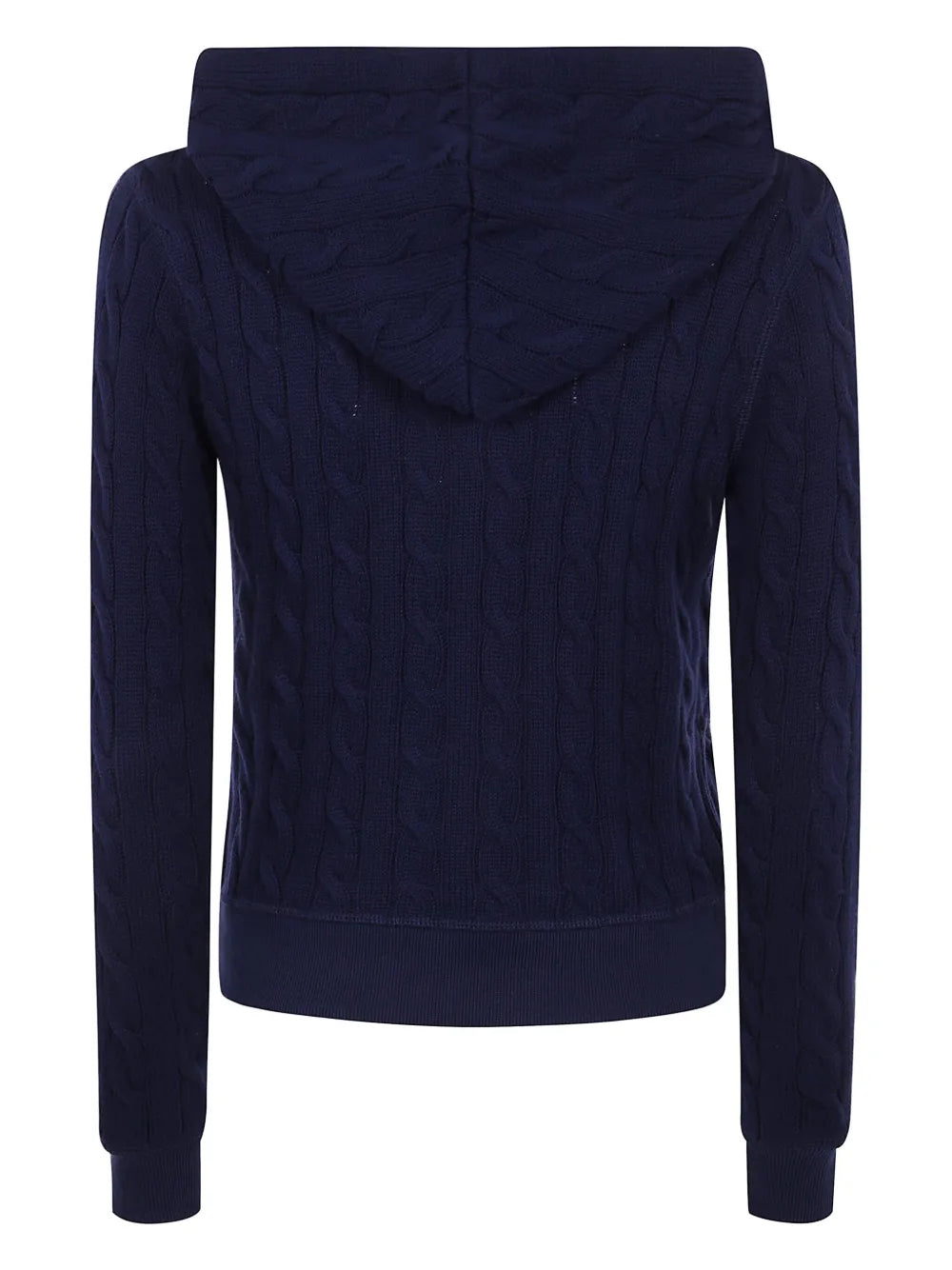 Cable-Knit Hoodie