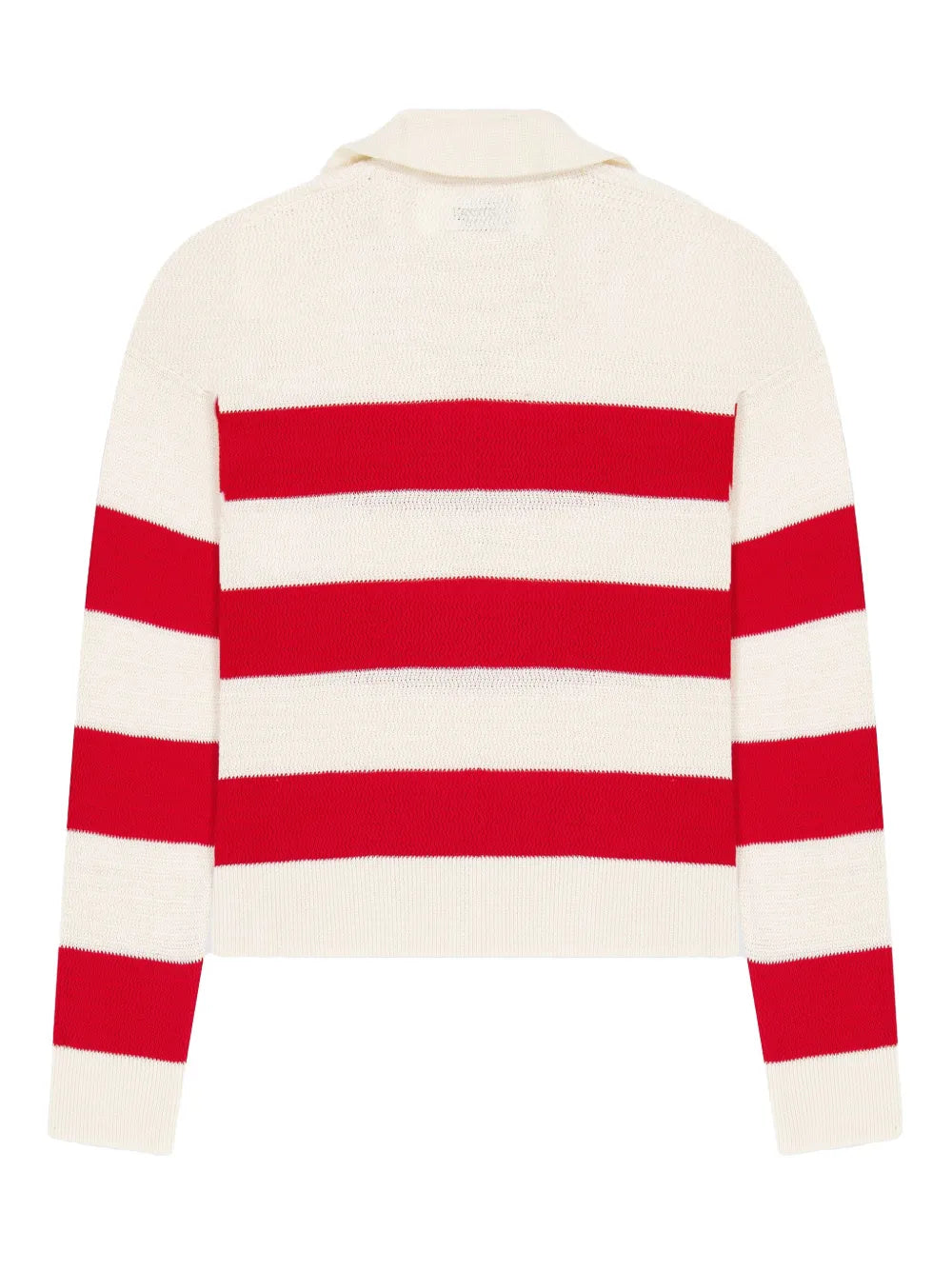 Knitted Long-Sleeve Polo