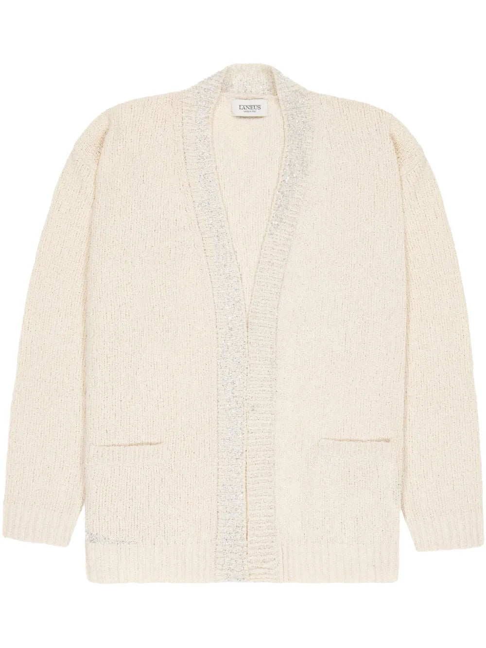 Knitted Boxy Jacquard Cardigan