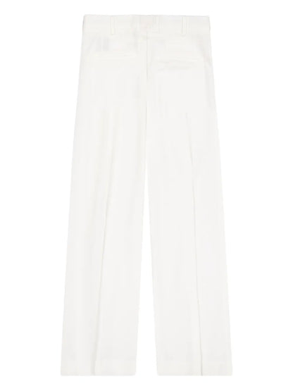 Pleated Wide-Leg Trousers