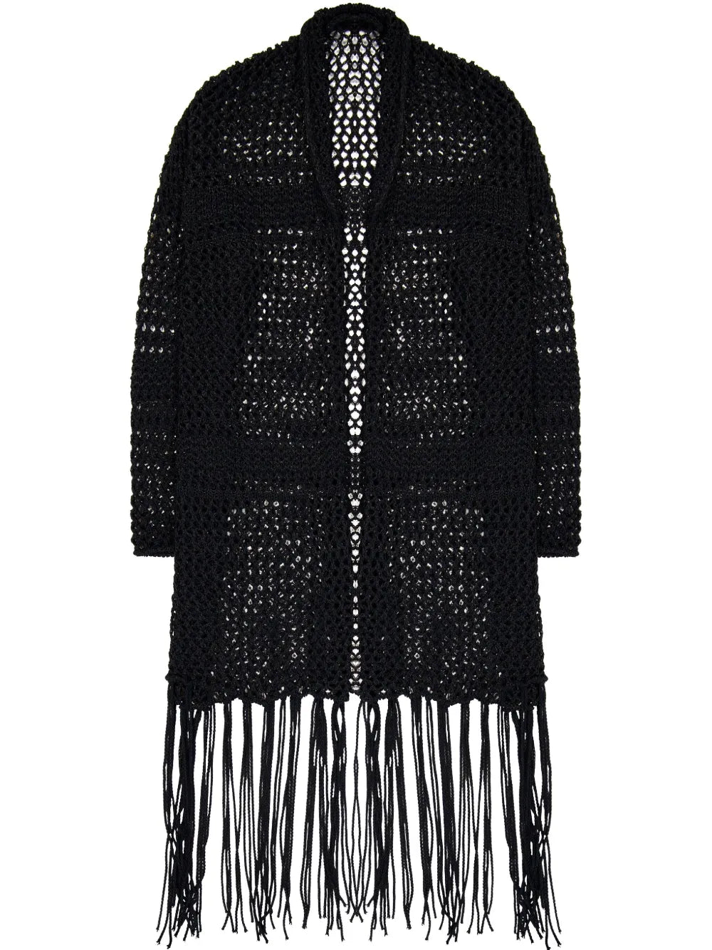 Oversize Open-Knit Cardigan