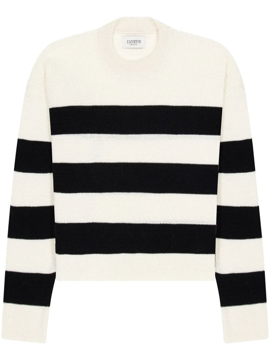 Striped Crew-Neck Jumper