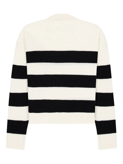 Striped Crew-Neck Jumper