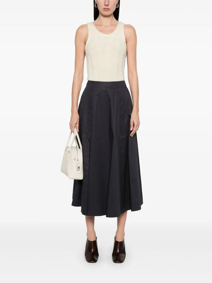 A-Line Midi Skirt