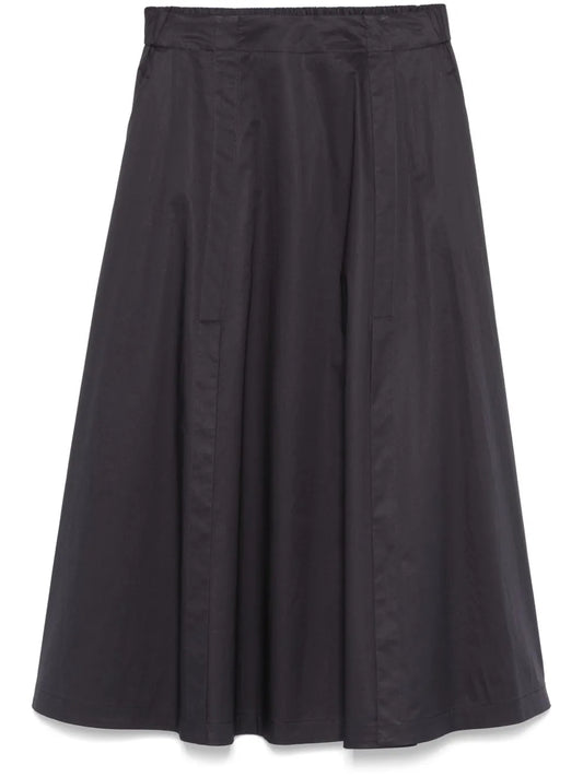 A-Line Midi Skirt