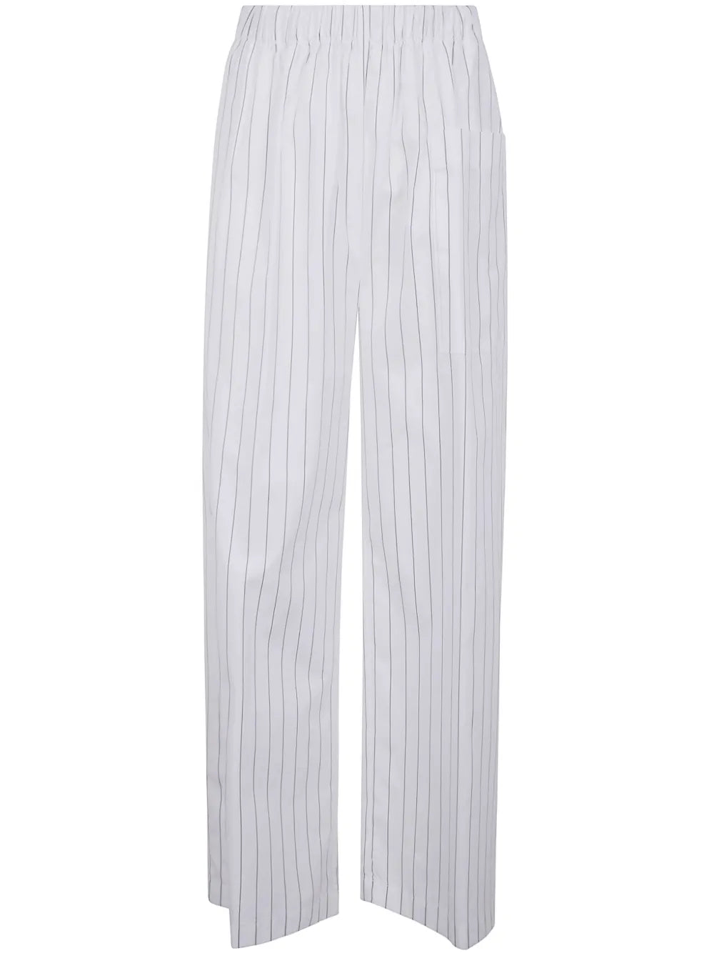 Striped Wide-Leg Trousers